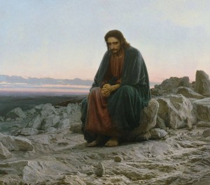 Jesus in Desert